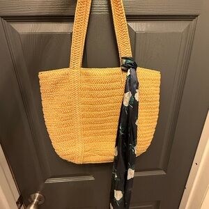 Draper James bag with scarf